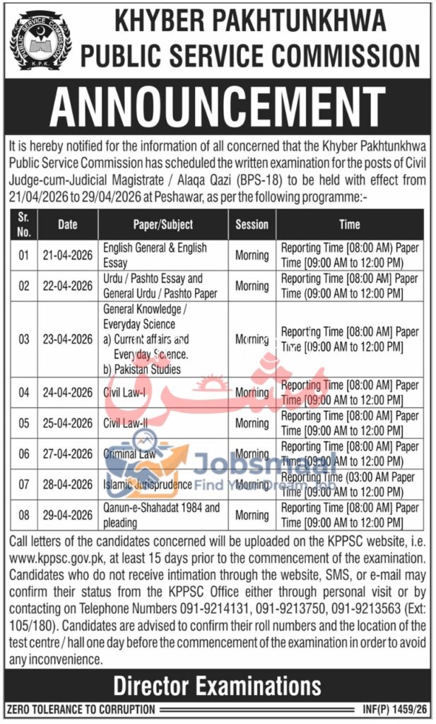 KHYBER PAKHTUNKHWA PUBLIC SERVICE COMMISSION