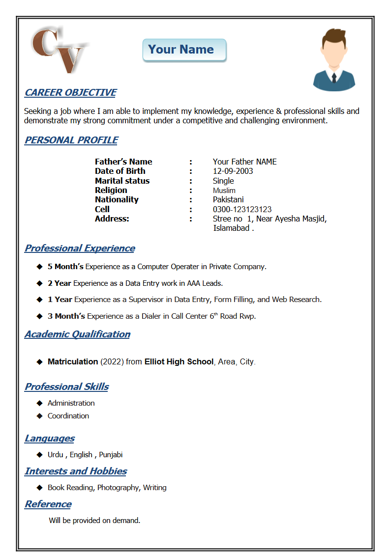 CV Template