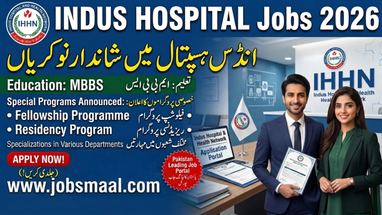 Indus Hospital Karachi Jobs 2026 | Residency & Fellowship Programs Apply Online