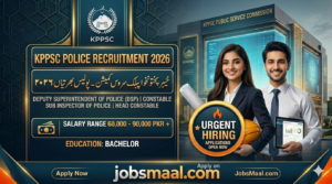 KP Police DSP jobs 2026 – 694+ Vacancies – Apply Online