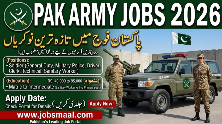 Join Pakistan Army 2026 | Pak Army Jobs & Soldier Recruitment 2026