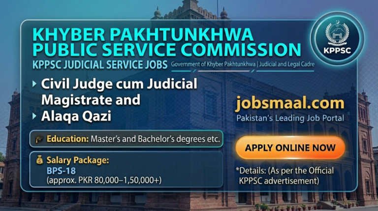 Khyber Pakhtunkhwa Public Service Commission Jobs Notice