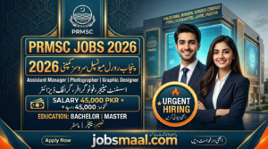 PRMSC Jobs 2026 – Apply Online