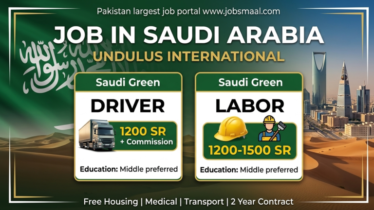 Latest Driver And Labor Jobs In Saudi Arabia 2026