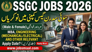 SSGC Jobs 2026 – Assistant Manager & Engineer Positions (Apply Online)