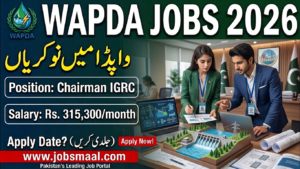 Latest WAPDA Jobs 2026 – Chairman IGRC Required at Dasu HPP