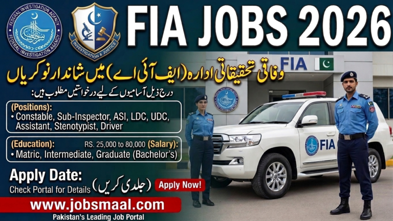 FIA Jobs 2026 Apply Online for 1,400+ Constable, Sub-Inspector & Clerk Posts