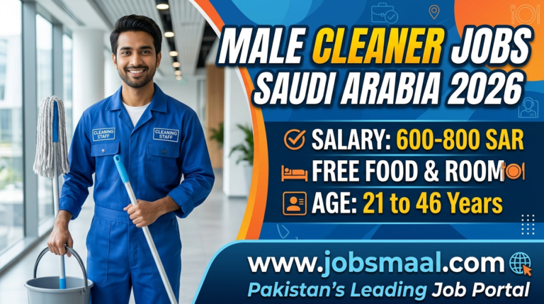 Male Cleaner Jobs in Saudi Arabia 2026