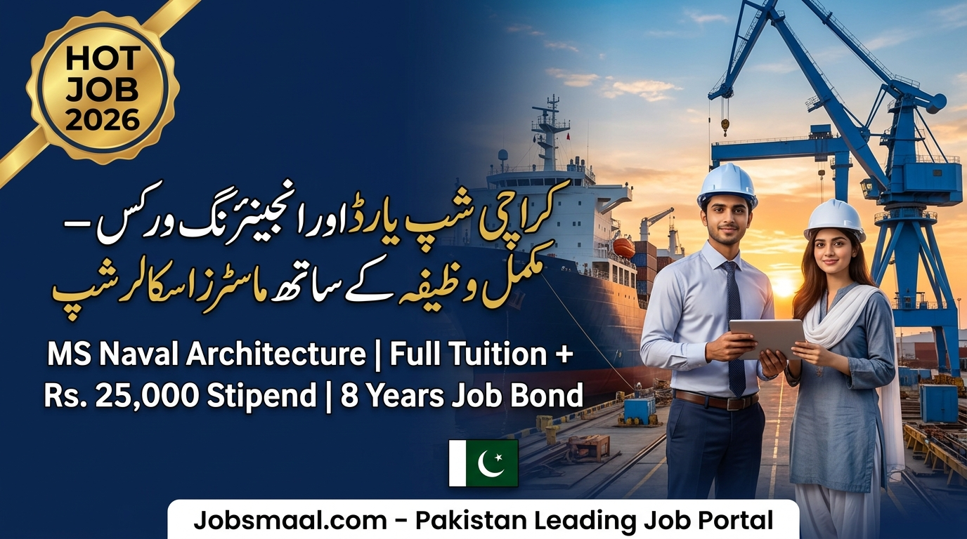 Karachi Shipyard and Engineering Works Jobs 2026 – MS Naval Architecture Scholarship
