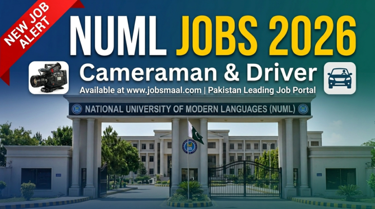 National University of Modern Languages NUML Islamabad Jobs 2026
