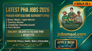 PHA Sialkot Jobs 2026 Announced: Apply Now for Driver, Mali & Chowkidar