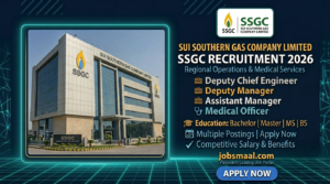 SSGC Jobs 2026: Apply Online for Deputy Manager & Assistant Manager