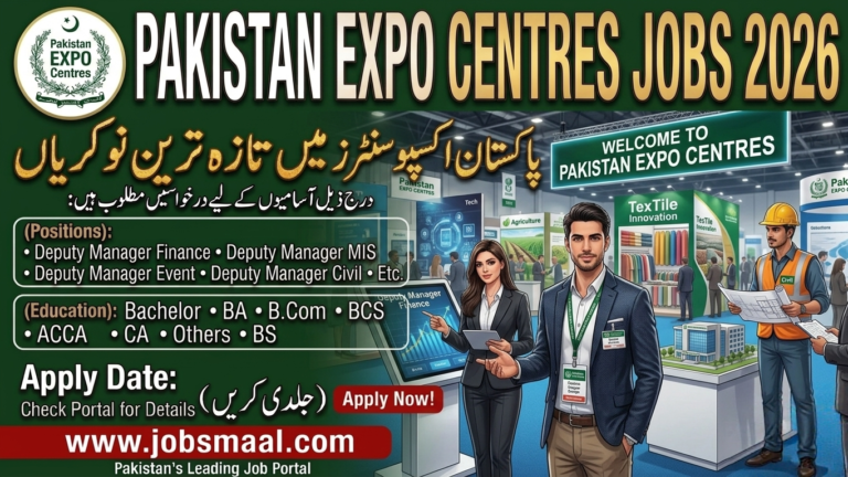 Pakistan Expo Centres Jobs 2026