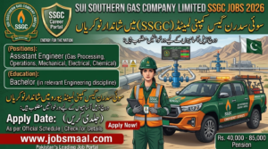 SSGC Jobs 2026: Assistant Engineer Field Maintenance Position Open