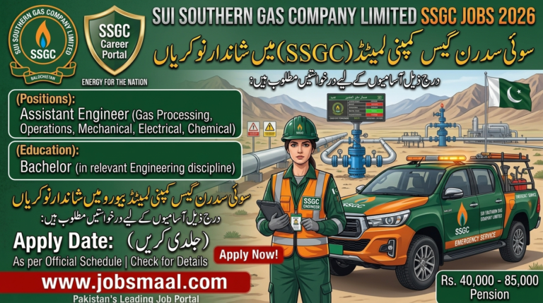 Sui Southern Gas Company SSGC Jobs 2026