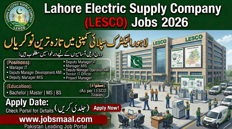 LESCO Jobs 2026: Contract-Based Positions for IT & ERP Professionals – Apply Online