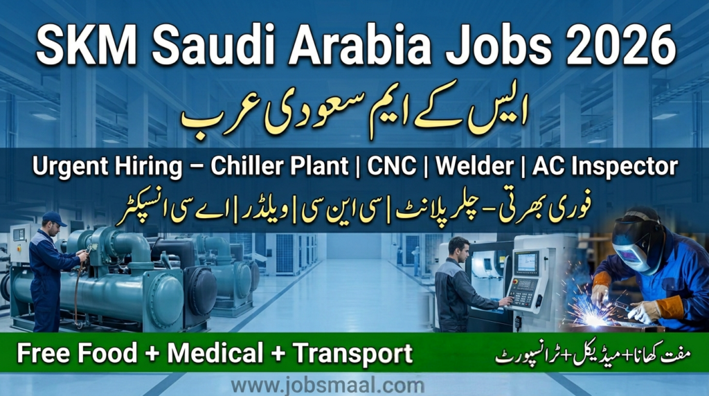 SKM Air Conditioning Factory Saudi Arabia Jobs 2026