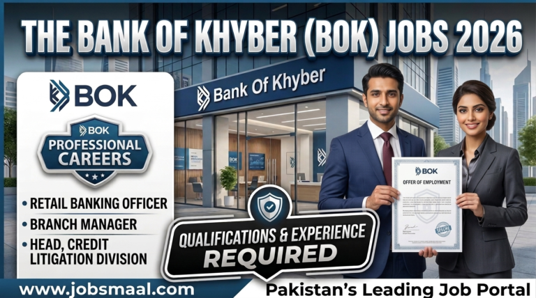 Bank of Khyber Jobs 2026 Apply Online – Branch Manager & Retail Banking Officer Posts