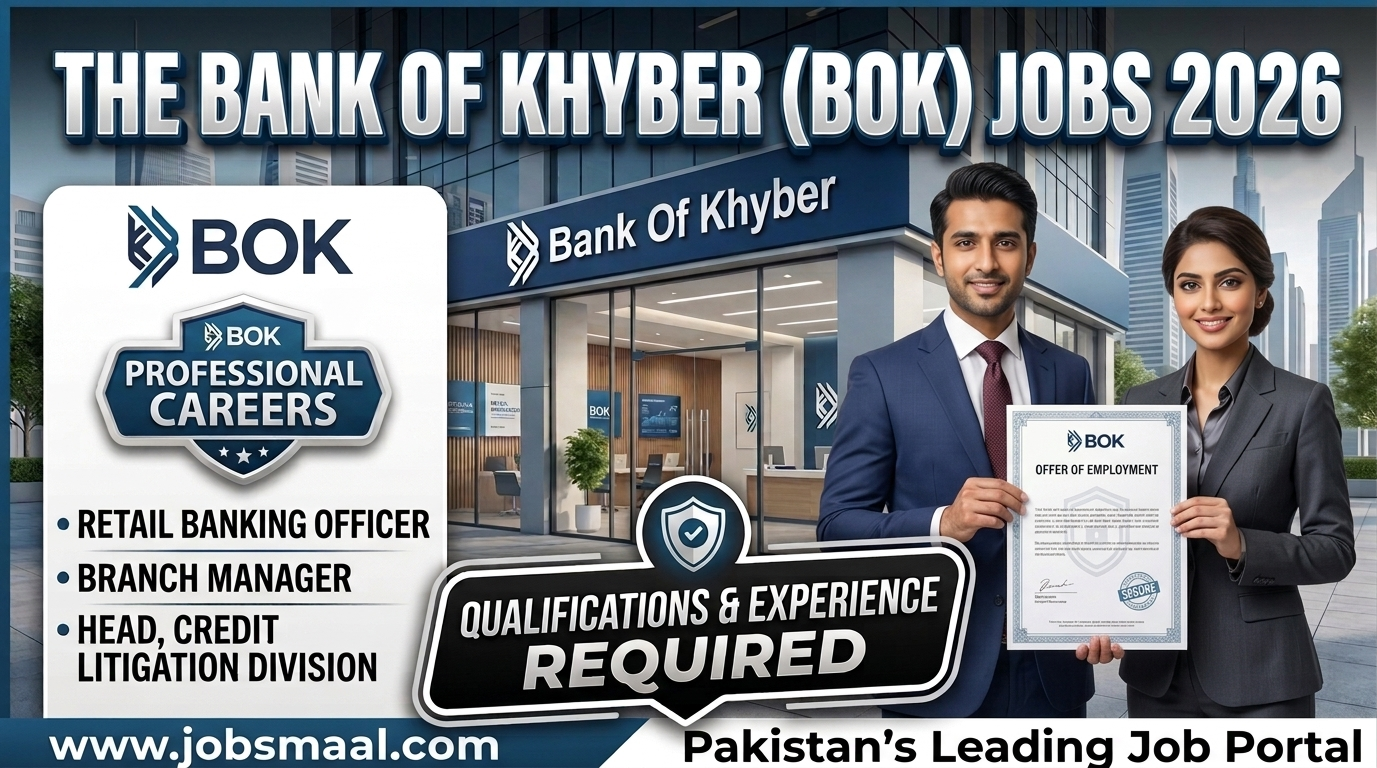 Bank of Khyber Jobs 2026 Apply Online – Branch Manager & Retail Banking Officer Posts