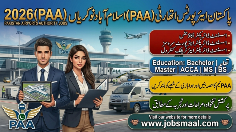 Pakistan Airports Authority PAA Jobs 2026
