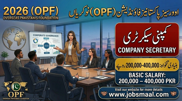 Overseas Pakistanis Foundation OPF Jobs 2026