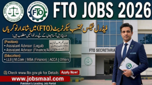 FTO Jobs 2026 – Apply for Assistant Advisor | Rs. 120,000/month