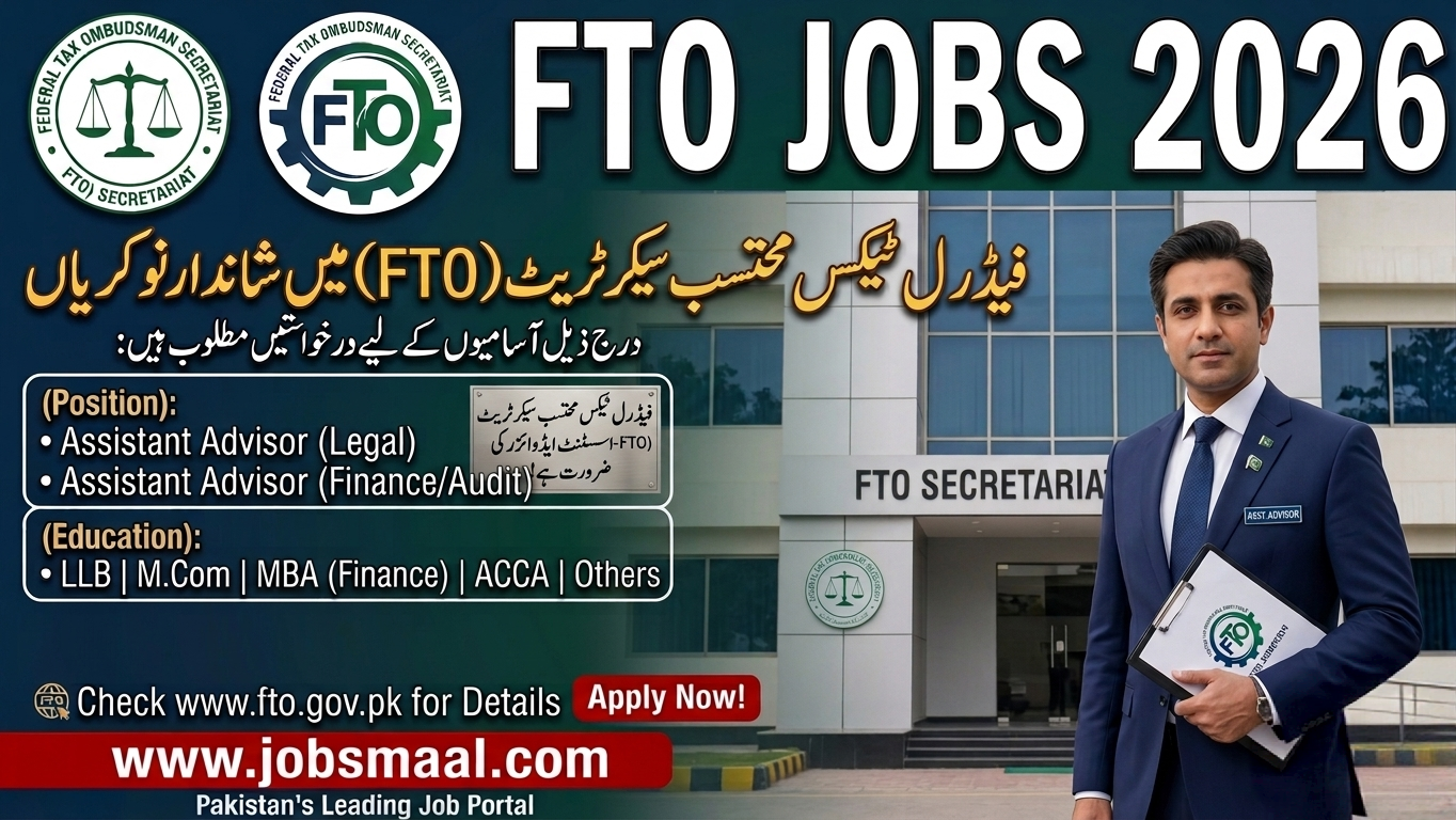 Federal Tax Ombudsman Secretariat FTO Jobs 2026