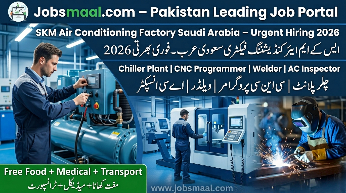 SKM Air Conditioning Factory Saudi Arabia Jobs 2026