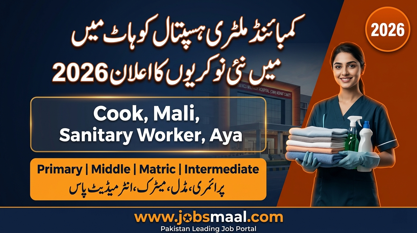 CMH Kohat Jobs 2026 – 17 Vacancies for Local Candidates